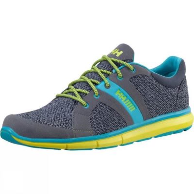 Zapatillas Running Helly Hansen Ahiga 2 Hombre - Gris Oscuro / Azules - Chile DTF632058